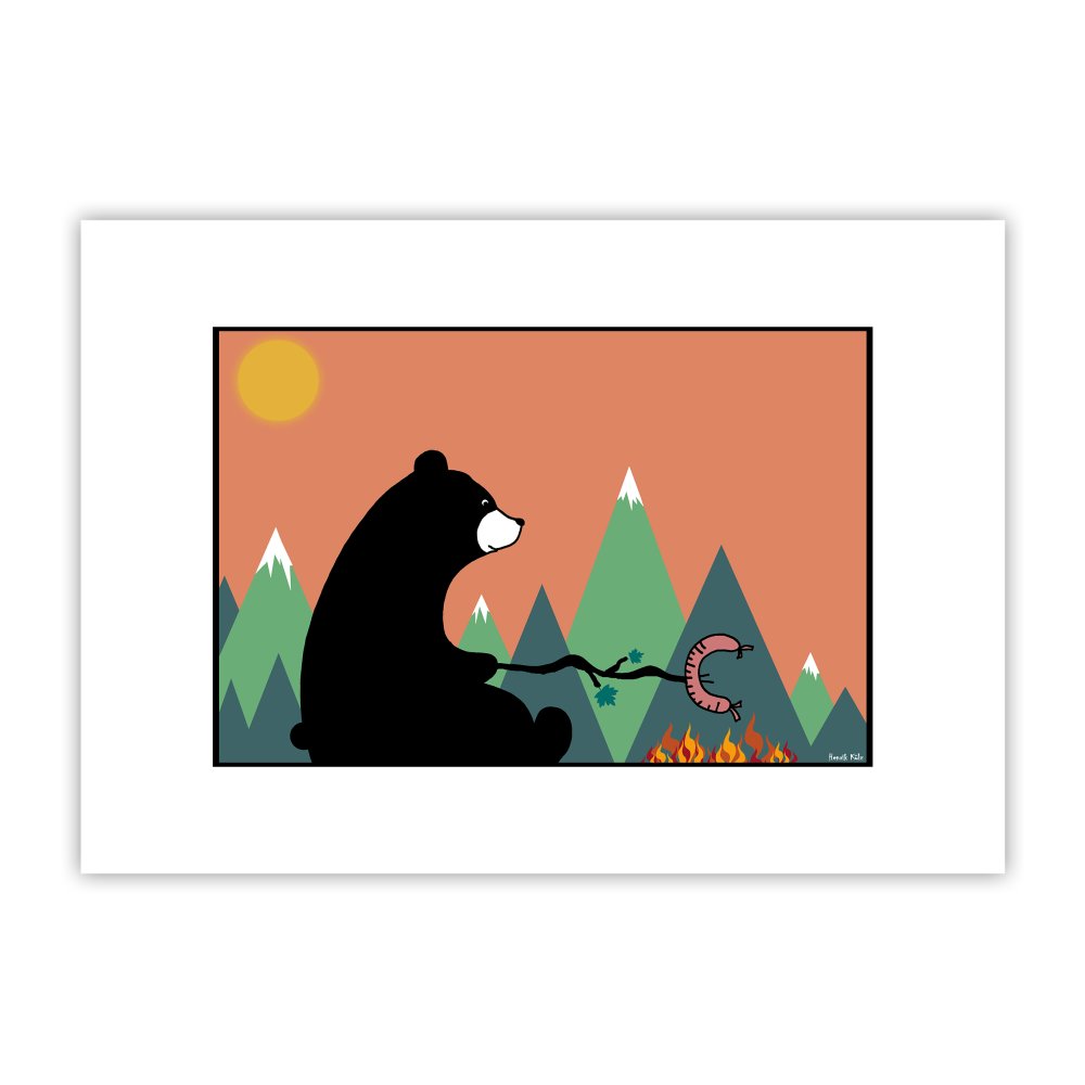 Bild grillbjörn